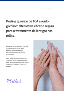 Tratamento Eficaz para Lentigos: Uma Abordagem Promissora com Peeling Químico