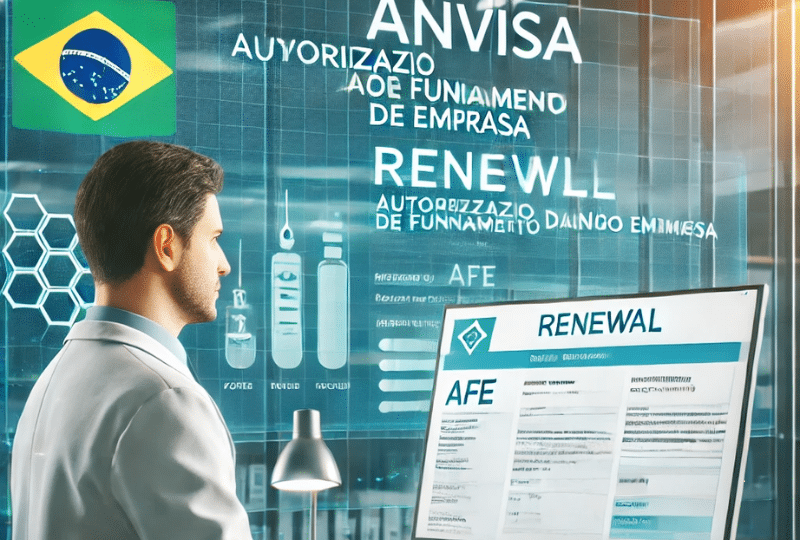 Renovação da Autorização de Funcionamento de Empresa (AFE)